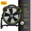 XPOWER FC-200 Multipurpose 13” Pro Air Circulator Utility Fan - Water Damage Restoration – 1300 CFM, 115V