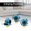 XPOWER P-80 Mighty Air Mover - Water Damage Restoration – 600 CFM, 3 RPM