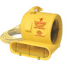Bissell Big Green AM10D Yellow Air Mover - Water Damage Restoration – 1050 CFM, 3 HP