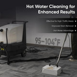 Dapper Supply DP-CCE1209 Commercial Hot Water Box Carpet Extractor with 13" Motorized Brush Head 10.5 Gal Tank DP-CCE1209 view 6