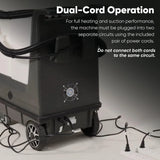 Dapper Supply DP-CCE1209 Commercial Hot Water Box Carpet Extractor with 13" Motorized Brush Head 10.5 Gal Tank DP-CCE1209 view 9