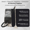 Dapper Supply DP-CCE1220 4-in-1 Carpet Extractor Steam Cleaner 18.5