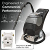 Dapper Supply DP-CCE1220 4-in-1 Carpet Extractor Steam Cleaner 18.5