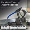 Dapper Supply DP-CSM1224 Commercial Steam Cleaner – 230°F, 1-Gal Tank, 2400W, 60-Sec Heat-Up