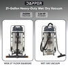 Dapper Supply DP-CVC1134 21 Gallon Heavy-Duty Industrial Wet/Dry Vacuum DP-CVC1134 view 6
