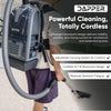 Dapper Supply DP-CVC1142 Cordless Backpack Vacuum & Blower – 36V, 6 Qt, HEPA, 65 dB