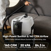Dapper Supply DP-DE1137 8 Gallon Wet/Dry Dust Extractor/Vacuum with Auto HEPA Filter DP-DE1137 view 3