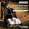 Dapper Supply DP-FS1105 22-Inch Push Lawn Sweeper with 3.5 cu. ft. Hopper Bag DP-FS1105 view 8