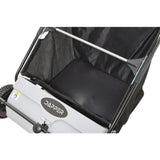 Dapper Supply DP-FS1106 Push Lawn Sweeper – 26" Path, 7 Cu Ft Hopper, Adjustable Height