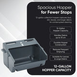 Dapper Supply DP-FS1233 Battery Walk-Behind Floor Sweeper – 40" Path, 12-Gal Hopper, 43,055 SF/Hr
