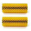 Dapper Supply Set of Yellow Brushes for Counter Rotating Brush (CRB) Machine