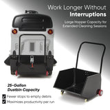 Dapper Supply DP-RAFS1232 Ride-On Floor Sweeper – 49", 25 Gal, 77,500 SF/Hr, 6 MPH