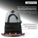 Dapper Supply DP-RAFS1239 ride-on floor scrubber – view 7