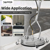 Dapper Supply DP-SPW1116 Surface Pressure Washer Cleaner – 20" Path, 4350 PSI, 2 Hose Adapters