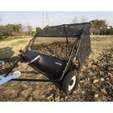 Dapper Supply DP-TBLS1109 42" Tow-Behind Lawn Sweeper – 25 Cu Ft Bag, Adjustable Height