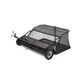 Dapper Supply DP-TBLS1110 48" Tow-Behind Lawn Sweeper – 26 Cu Ft Bag, Steel Frame