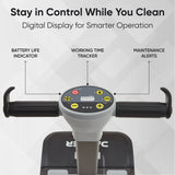 Dapper Supply DP-WBFS1207 Battery Walk-Behind Floor Scrubber – 16" Width, 1.5 Hr Runtime