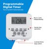 XPOWER Olympus PSS1 Programmable Sanitizing System – 600 CFM HEPA Air Purifier with Digital Timer - US Cleaning Tools