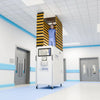Air-Care Bio Cart 10 HEPA containment cart – hospital corridor cutaway