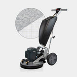 17" Orbot Vibe Soft & Hard Floor Package floor machine - front