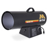 Mi-T-M MH-0060-LM10 Propane Forced-Air Heater – 60,000 BTU, 1,500 Sq Ft, Adjustable