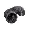 Abatement Technologies Black Mylar Flex Duct, Wire Reinforced, 8
