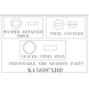 Hawk Enterprises K1560CXHD Steel Coupler Kit for the XHD Gearbox