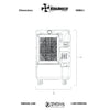 KwiKool KB80L1 KoolBreeze dimensions and specification drawing