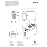 KwiKool KBIO1411-3 BioKool dimensions and specification drawing