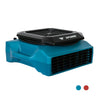 XPOWER PL-700A 1/3 HP 1050 CFM 3-Speed Low Profile Air Mover Floor Fan & Carpet Dryer with Built-In