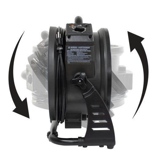 XPOWER M-27 Axial Air Mover with Ozone Generator – High-Performance Ventilation Tool - US Cleaning Tools