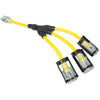 Mi-T-M 32-1289 Cord Adapter, L5-30 to (3) 20A