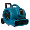 XPOWER P-630HC 1/2 HP Air Mover with Telescopic Handle & Wheels - US Cleaning Tools