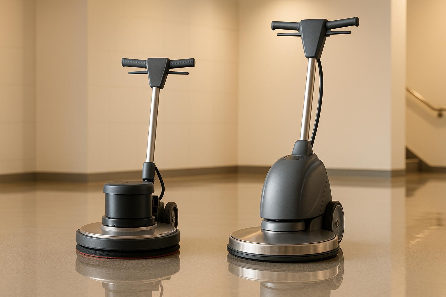 Floor Buffers vs. Burnishers: Key Differences - US Cleaning Tools