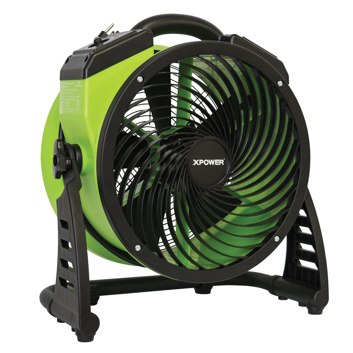 XPOWER FC-200 Multipurpose 13” Pro Air Circulator Utility Fan - Water Damage Restoration – 1300 CFM, 115V