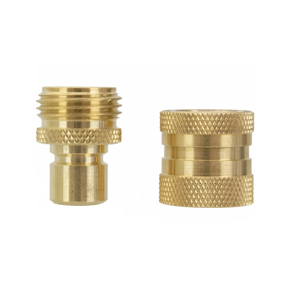 Pure Water Power 272-24-162 Garden Hose Quick Connect Set – Brass