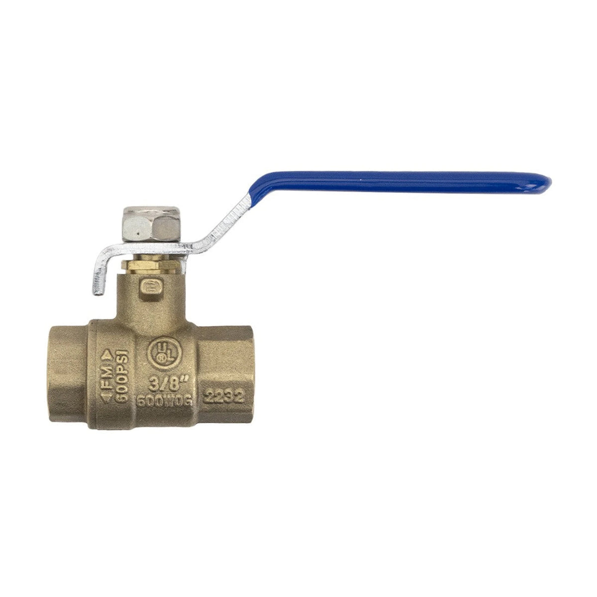 Pure Water Power 272-24-116 Ball Valve – 3/8 Fpt, Vinyl-Grip Handle