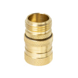 Pure Water Power Garden Hose Quick Connect Male and Female Set - Brass – view 2
