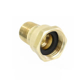 Pure Water Power Brass Fitting - Swivel Female Garden Hose x 1/2 Male NPT – view 2