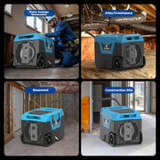 XPOWER XD-130Li Low Grain Refrigerant LGR Dehumidifier with Bluetooth & Automatic Pump - US Cleaning Tools