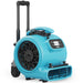 Alorair® 3000 CFM Air Mover with Timer, Handle Wheelkit and Carpet Buckles for Floor Drying Blower Fan | GE3000HCW