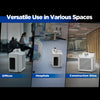 XPOWER X-3780 HEPA Air Scrubber – 600 CFM, 4-Stage Carbon+HEPA, 5-Speed, ETL/CETL