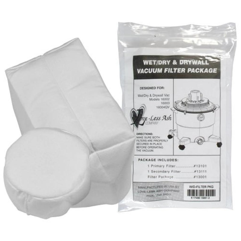 Dustless 13001 WD Filter Package D1603 – Replacement Filter for Wet/dry vacuums
