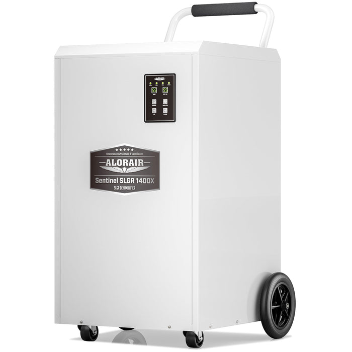 AlorAir® Sentinel SLGR 1400X | 440 CFM 140 PPD Commercial Dehumidifier for 3,800 Sq. Ft, Water Damage Restoration