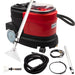 Sanitmax SM04 Cold Water Carpet Extractor with accessories, featuring a powerful motor and multiple cleaning attachments.