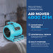 Alorair® 4000 CFM Air Mover with Timer, Handle Wheelkit and Carpet Buckles for Floor Drying Blower Fan | GE4000HTC