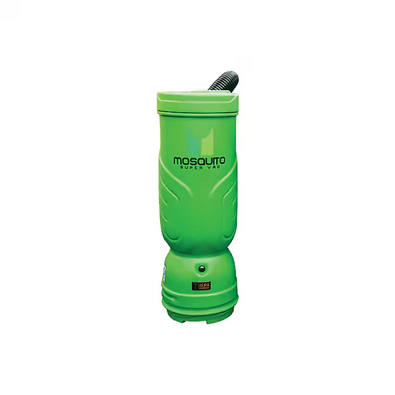 Mosquito America 10-1011-SW Super HEPA Backpack Vacuum – 10-Qt, Sidewinder Tool Kit, Green