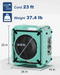 AlorAir PureAiro HEPA Pro 770 Green Industrial Air Scrubber, 3-Stage Filtration System, 550 CFM, GFCI Outlet, Negative Air Machine, Air Cleaner for Water Damage Restoration