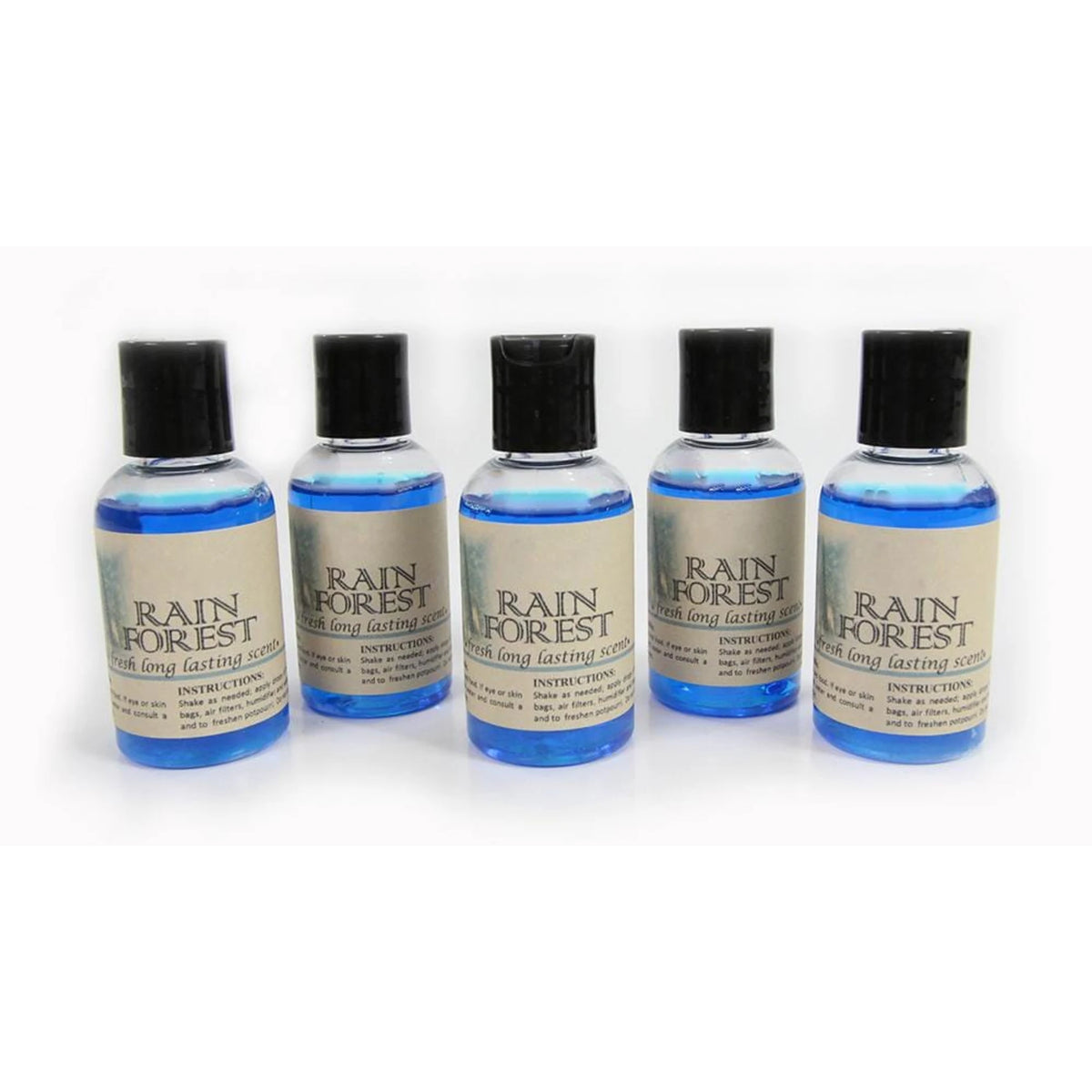 Rain Forest Vacuum Fragrance Scents 5 Pack - 2 fl oz, Made in USA
