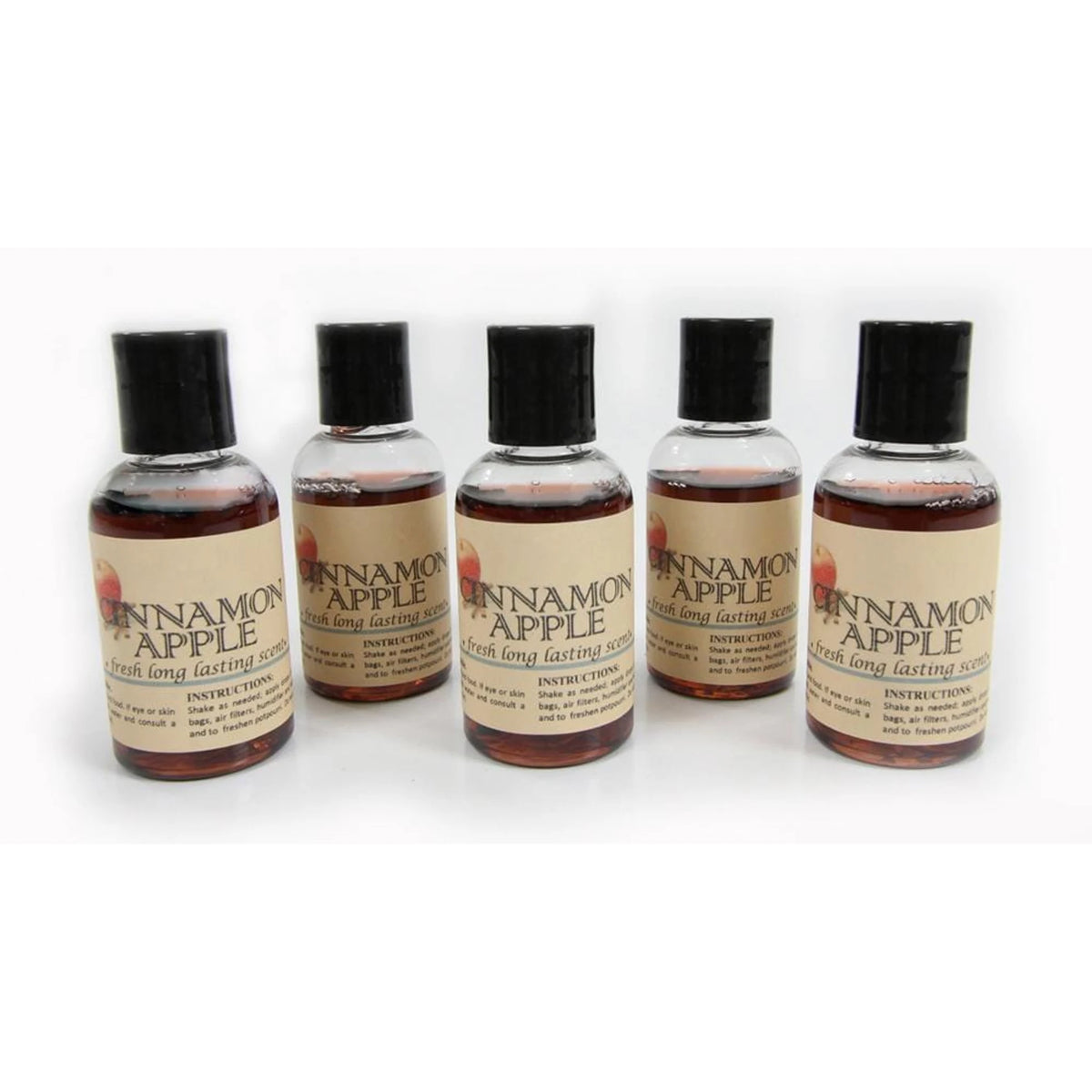 Cinnamon Apple Vacuum Fragrance Scents 5 Pack - 2 fl oz, USA Made